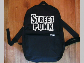 Street Punk jednoduchý ľahký ruksak, rozmery pri plnom obsahu cca: 40x27x10cm materiál 100%polyester